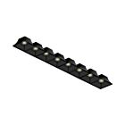 4x Raster 7x1 schwarz für ARCADIA L=1195mm