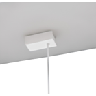 Rosette + Kabel L=2500mm 5-polig weiß