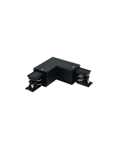 GENIUS SQUARE Eckverbinder 90° Schutzleiter rechts schwarz