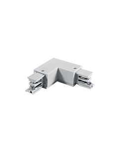 GENIUS SQUARE Eckverbinder 90° Schutzleiter links weiß