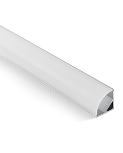 LED Eckprofil SURFACE 16x16 inkl. Zubehör Alu L=2000mm